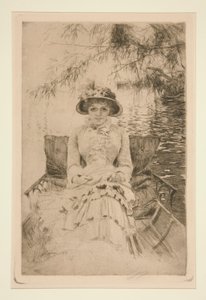 På Themsen af Anders Leonard Zorn