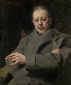 Portrætstudie af en mand af Anders Leonard Zorn