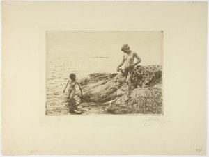 Seaward Skerries af Anders Leonard Zorn