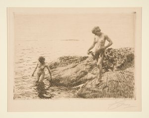 Seaward Skerries af Anders Leonard Zorn