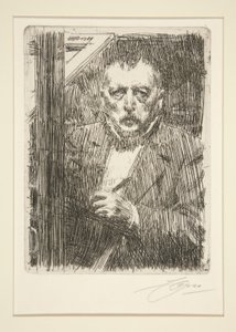 Selvportræt af Anders Leonard Zorn