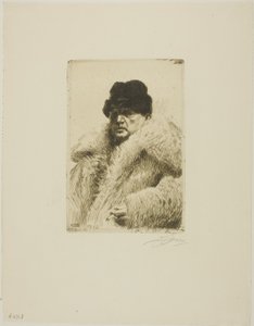 Selvportræt 1916 af Anders Leonard Zorn