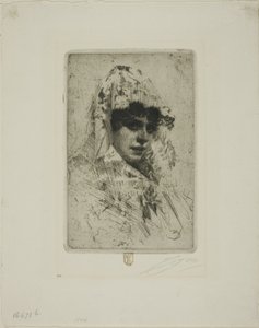 Spansk kvinde af Anders Leonard Zorn