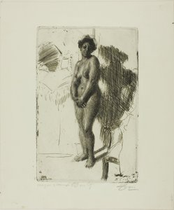 Stående Sort af Anders Leonard Zorn