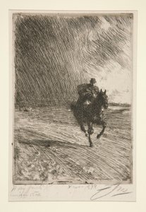 Storm af Anders Leonard Zorn