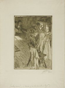 Søndag morgen af Anders Leonard Zorn