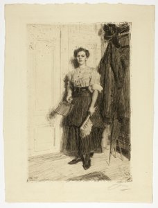 Den nye stuepige af Anders Leonard Zorn