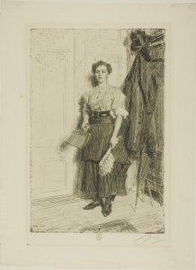 Den nye stuepige af Anders Leonard Zorn