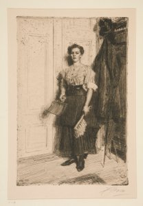 Den nye stuepige af Anders Leonard Zorn