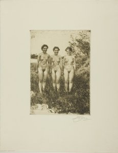 Tre søstre af Anders Leonard Zorn