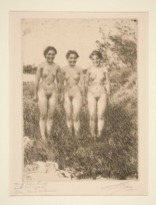 Tre søstre af Anders Leonard Zorn