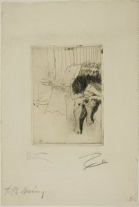Træt model af Anders Leonard Zorn
