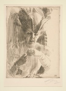 En ring (Mrs. Wentzel Hagelslam) af Anders Leonard Zorn