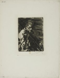 Landsbyens violinist af Anders Leonard Zorn