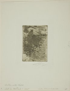 Med sit barn af Anders Leonard Zorn
