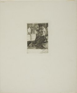 Ung nordmand ved klaveret af Anders Leonard Zorn