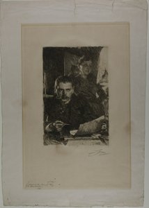 Zorn og hans kone af Anders Leonard Zorn