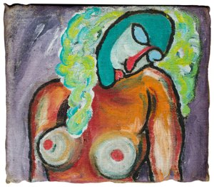 FORARGELSE OVER MODIGLIANI - SOVENDE KVINDE af Ando Gilardi