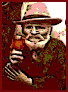 TOAST TO THE PAST LIFE, 2002 (Digitalt maleri)