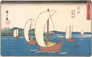 Arai, ca. 1842., ca. 1842. af Ando Hiroshige