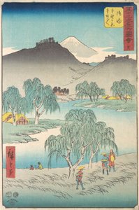 Goyu, 1855. , 1855. af Ando Hiroshige
