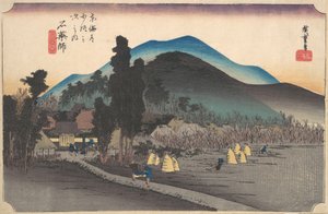 Ishiyakushi, Ishiyakushi-tid, ikke? 1834. , myg. 1834. af Ando Hiroshige