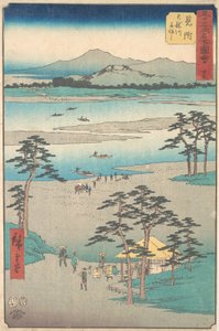 Fundet, 1855. , 1855. af Ando Hiroshige