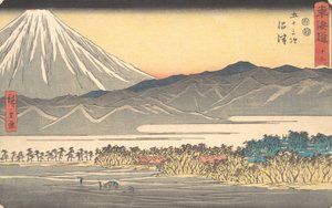 Numazu, ligesom 1840., ca. 1840. af Ando Hiroshige