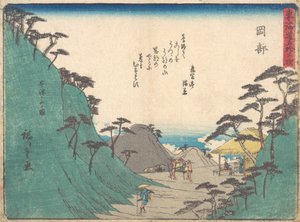 Okabe, ca. 1838., ca. 1838. af Ando Hiroshige