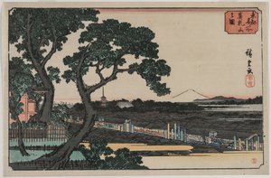 Billede af Matsuchiyama..., slutningen af 1830