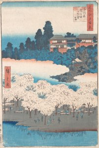 Sendagi Dangozaka, 1856., 1856. af Ando Hiroshige