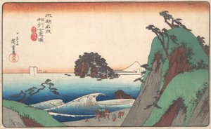 Seven-ri Beach, Soshu-provinsen. af Ando Hiroshige
