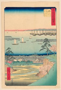 Shinagawa fra serien 53 Stations of Tokaido af Ando Hiroshige