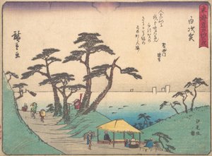 Shirasuka, ikke? 1838. , myg. 1838. af Ando Hiroshige