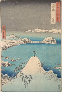 Vinterudsigt over Shimasaku i Iki-provinsen, 1856., 1856.