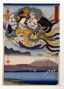 Amaterasu, solens gudinde på Fuji-bjerget