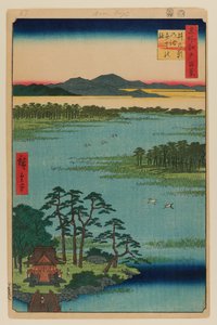 Benten-helligdommen, Inokashira-dammen af Ando or Utagawa Hiroshige