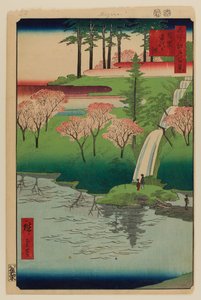 Chiyogaike-dammen, Meguro af Ando or Utagawa Hiroshige