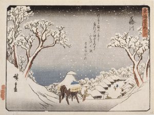 Fuji-floden af Ando or Utagawa Hiroshige