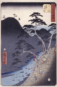 Hakone af Ando or Utagawa Hiroshige