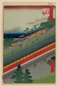 Hallen med de treogtredive bugter, Fukagawa af Ando or Utagawa Hiroshige