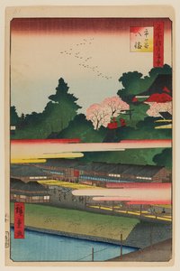Ichigaya Hachiman-helligdommen af Ando or Utagawa Hiroshige