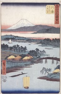 Kawasaki af Ando or Utagawa Hiroshige