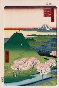 New Fuji, Meguro, fra serien "One Hundred Views of Famous Places in Edo" af Ando or Utagawa Hiroshige