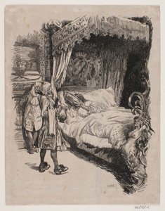 Illustration til "Jeppe på bjerget"
