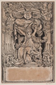 Titelblad og Vignet til en Udgave af "Faust", München 1884 af André Bork