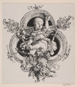 Titelblad og Vignet til en Udgave af "Faust", München 1884