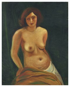 Buste af en siddende topløs kvinde af Andre Derain