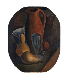 Stilleben med glas af Andre Derain