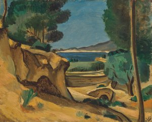Landskabet omkring La Ciotat af Andre Derain